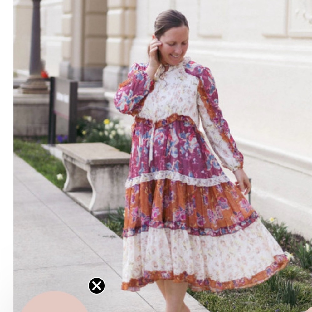 Floral Long Sleeve Dress